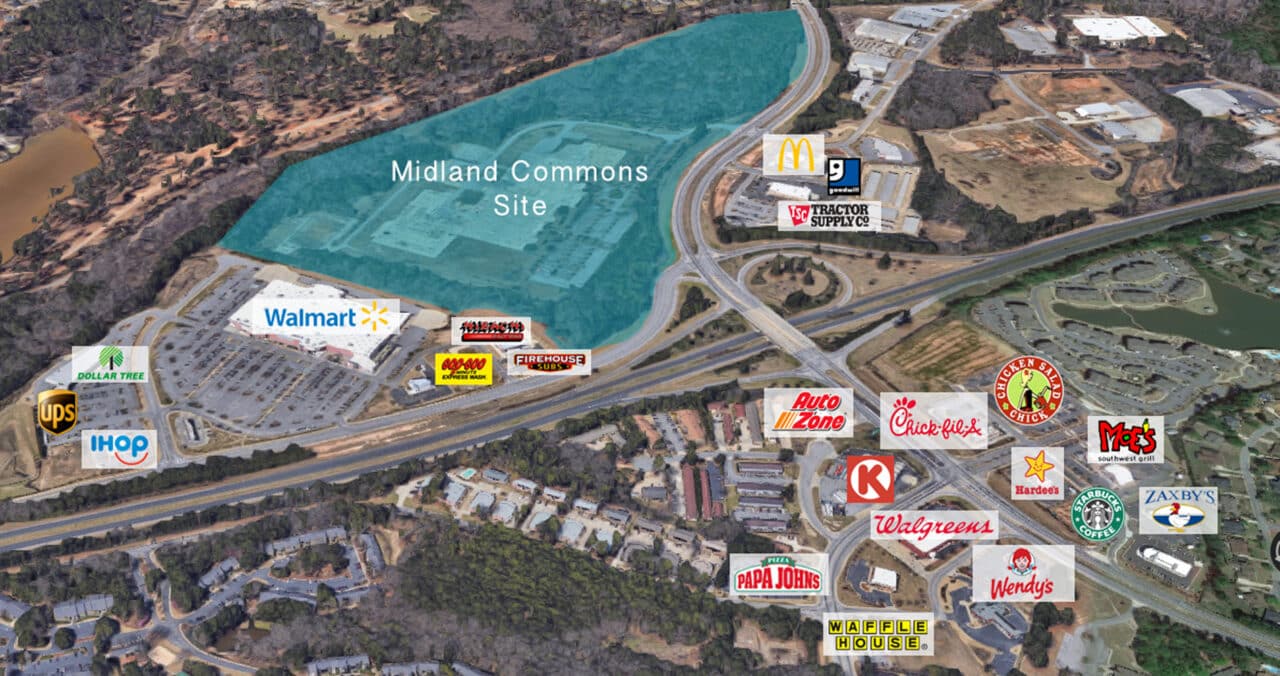 midland commons site map